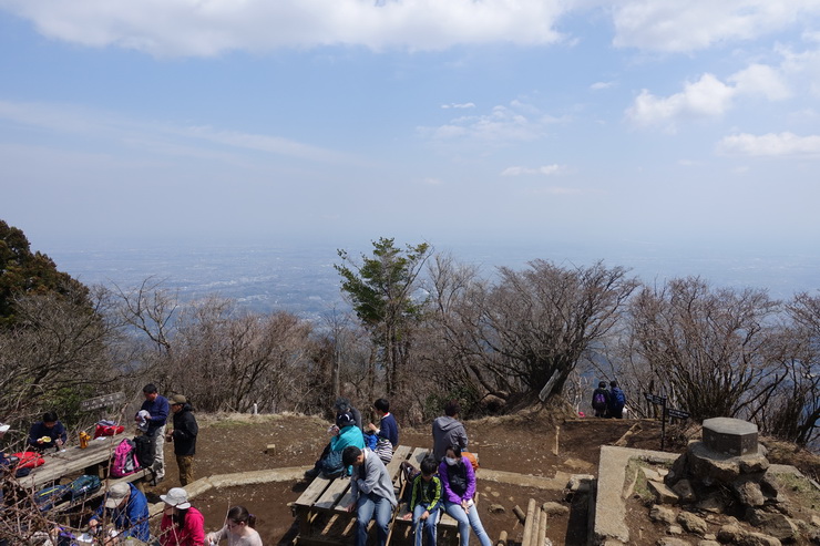 丹沢・大山の山頂（景色）