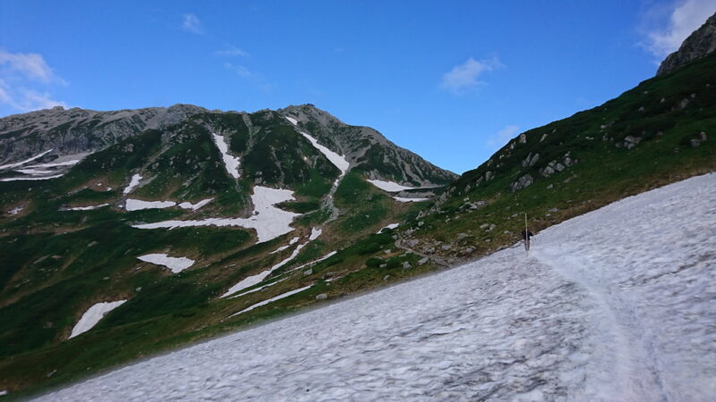 立山と雪渓