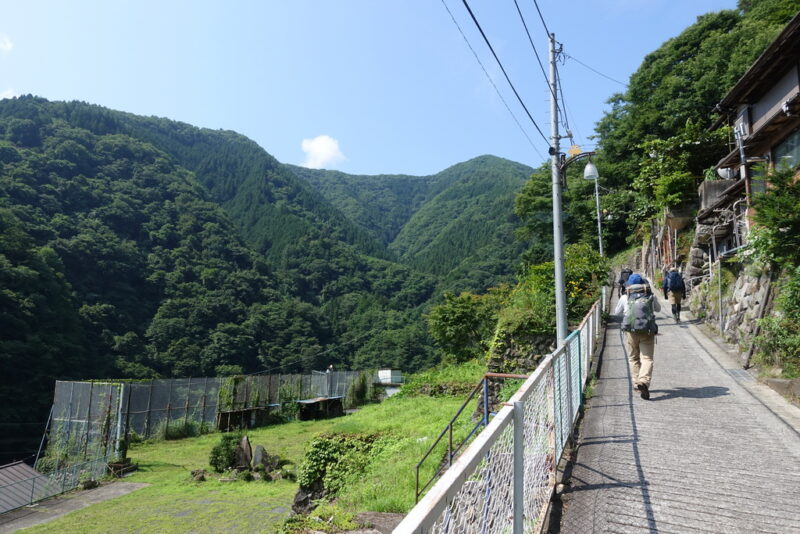 鴨沢~小袖乗越