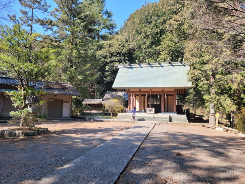 天祖神社の拝殿