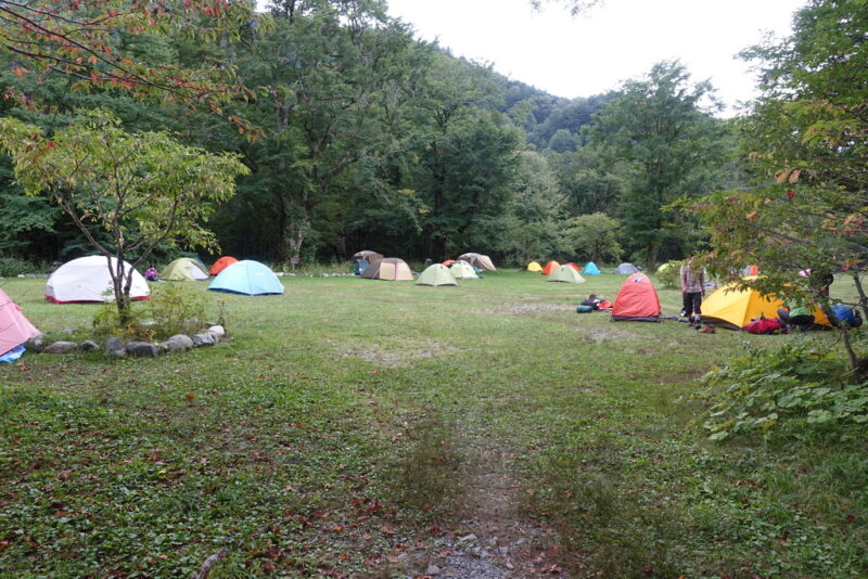 徳澤園・テント場