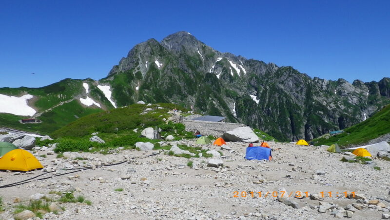 剱沢キャンプ場